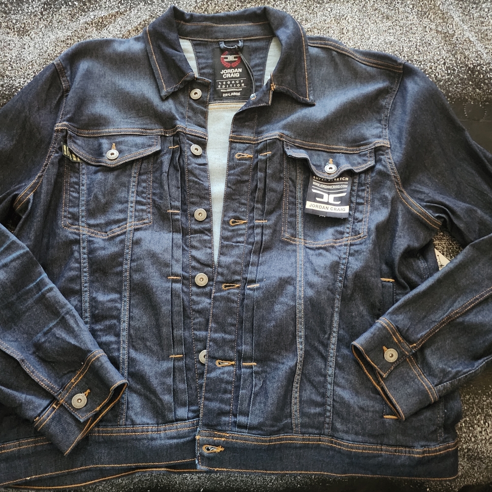 Jordan Craig Dark Blue Denim Jacket